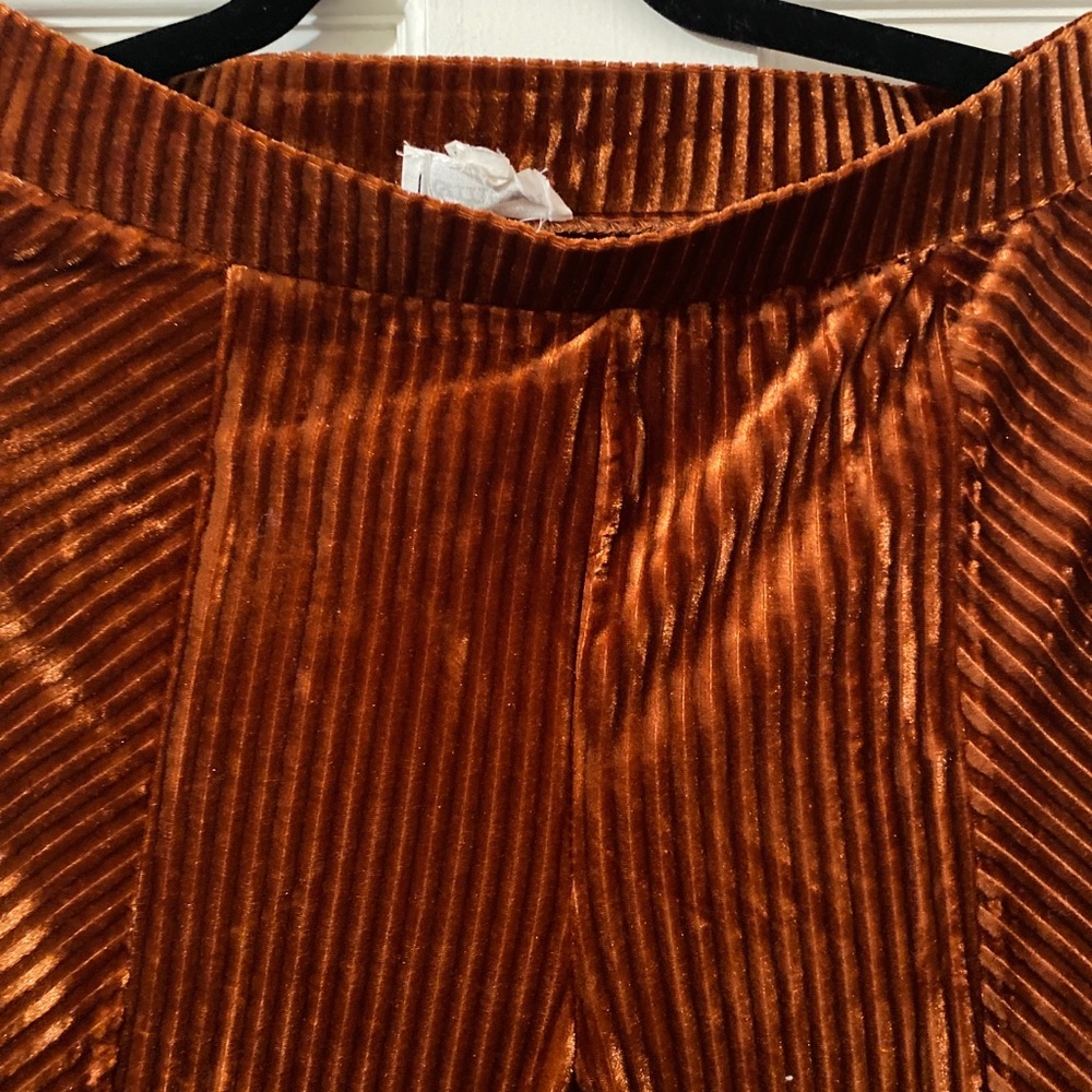Dancing Queen burnt orange flare/ bell bottom pants